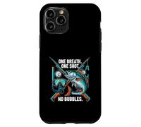 Spearfishing One Breath One Shot No Bubbles Diver Coque pour iPhone 11 Pro