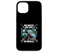 Spearfishing One Breath One Shot No Bubbles Diver Coque pour iPhone 13