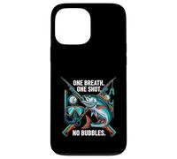 Spearfishing One Breath One Shot No Bubbles Diver Coque pour iPhone 13 Pro Max
