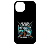 Spearfishing One Breath One Shot No Bubbles Diver Coque pour iPhone 14