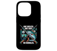 Spearfishing One Breath One Shot No Bubbles Diver Coque pour iPhone 14 Pro