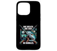 Spearfishing One Breath One Shot No Bubbles Diver Coque pour iPhone 15 Pro Max