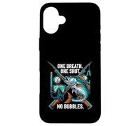 Spearfishing One Breath One Shot No Bubbles Diver Coque pour iPhone 16 Plus