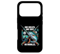 Spearfishing One Breath One Shot No Bubbles Diver Coque pour iPhone 17 Pro