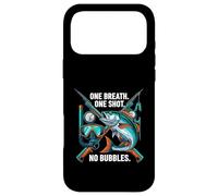Spearfishing One Breath One Shot No Bubbles Diver Coque pour iPhone 17 Pro Max