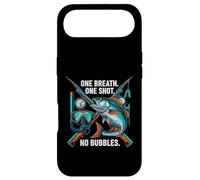 Spearfishing One Breath One Shot No Bubbles Diver Coque pour iPhone Air