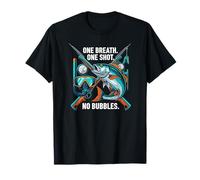 Spearfishing One Breath One Shot No Bubbles Diver T-Shirt