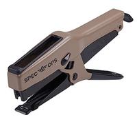 Spec Ops Tools Elite Duty Pince agrafeuse pour emballage, couronne 7/16, agrafes de longueur de jambe 0,6 cm - 9,5 mm, 3% données aux vétérans, noir/marron clair
