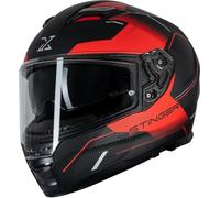 SPEC-X casque intégral "SX-82.03/R1" STINGE noir / rouge mat, taille 63 / 64 = XXL