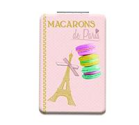Specchi Lot de 12 miroirs Paris Macaron, 9,3 x 6,2 x 1,2 cm