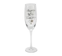 Spécial anniversaire 30 ans Cadeau étoiles Flûte à Champagne en verre