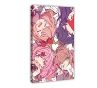 Special Art Doki Doki Literature Club Poster mural esthétique sur toile pour salon, chambre à coucher (50 x 75 cm)