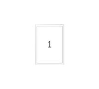 Herma Panneaux robustes 8334 – film plastifié 190 x 275 A4 – 25 pièces Blanc