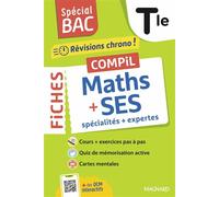 Spécial BAC 2026 - Compil de Fiches Maths - SES Tle Tout le programme des 2 spécialités en 120 fiches visuelles - Vito Punta - Magnard - broché - Scolaire / Universitaire