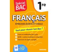 Spécial BAC 2026 - Français 1re: Cours, méthodes, exercices