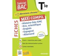 Spécial BAC 2026 - Maxi Compil de Fiches tronc commun Tle: Tout le programme en 191 fiches, cours ultra-visuel, mémos, schémas-bilans, exercices et QCM
