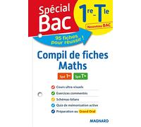 Spécial Bac Compil de Fiches Maths 1re, Tle 2021: Tout le programme en 100 fiches visuelles