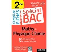 Spécial Bac Compil de Fiches Maths-Physique-Chimie 2de Bac 2026 Fabrice Fortain Dit Fortin (Auteur), Christian Mariaud (Auteur)