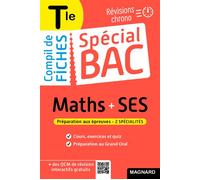 Spécial Bac Compil de Fiches Maths-SES Tle Bac 2025 Tout le programme des 2 spécialités en 120 fiches visuelles - Vito Punta - Magnard - broché - Scolaire / Universitaire