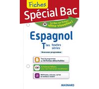 Spécial bac fiches espagnol TLE 2018