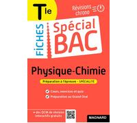 Spécial Bac Fiches Physique-Chimie Tle Bac 2025 Tout le programme en 60 fiches, cours ultra-visuel, schémas-bilans, exercices, quiz et Grand oral - Christian Mariaud - Magnard - broché - Scolaire / Un
