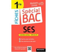 Spécial Bac Fiches SES 1re Bac 2026 Tout le programme en 53 fiches, mémos, schémas-bilans, exercices et QCM - Céline Charlès - Magnard - broché - Scolaire / Universitaire