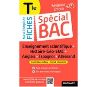 Spécial Bac Maxi Compil de Fiches contrôle continu Tle Bac 2025 Tout le programme en 191 fiches, cours ultra-visuel, mémos, schémas-bilans, exercices et QCM - Nadine Daboval - Magnard - broché - Scola