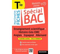 Spécial Bac Maxi Compil de Fiches contrôle continu Tle Bac 2025: Tout le programme en 191 fiches, cours ultra-visuel, mémos, schémas-bilans, exercices et QCM