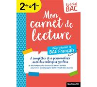 Spécial Bac Mon carnet de lecture Bac Français 2025: Toutes mes lectures en un seul carnet !