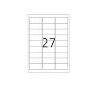 Herma 4233 Étiquettes de sécurité 63,5 x 29,6 A4 LC Blanc