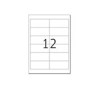 Herma Étiquettes correction 4228 – 97 x 42,3 mm A4 mat blanc autocollantes 300 étiquettes