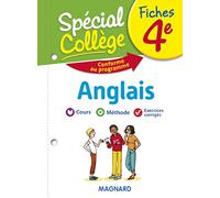 Fiches Anglais 4e Spécial Collège