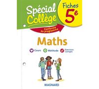 Spécial Collège Fiches Maths 5e 2019 - Bruno Benitah - Magnard - broché - Scolaire / Universitaire