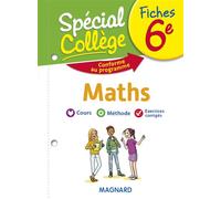 Spécial Collège Fiches Maths 6e 2019 - Stéphane Renouf - Magnard - broché - Scolaire / Universitaire