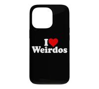 Spécial de Bande dessinée I Love Heart Crazy Coque pour iPhone 13 Pro