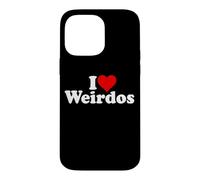 Spécial de Bande dessinée I Love Heart Crazy Coque pour iPhone 14 Pro Max