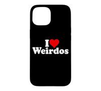 Spécial de Bande dessinée I Love Heart Crazy Coque pour iPhone 15