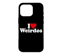 Spécial de Bande dessinée I Love Heart Crazy Coque pour iPhone 16 Pro