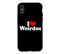 Spécial de Bande dessinée I Love Heart Crazy Coque pour iPhone X/XS