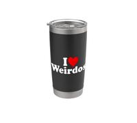 Spécial de bande dessinée I Love Heart Crazy Gobelet isotherme en acier inoxydable double paroi