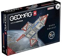 Special Edition Nasa Rocket Construction Magnétique,810,Blanc/Gris/Rouge,84 Pièces