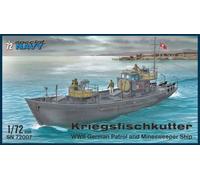 Maquette Bateau Kriegsfischkutter Wwii German Patrol And Minesweeper Ship |speci