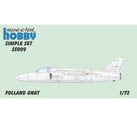 Special Hobby 100-SS009 - Set Simple Folland Gnat 1:72, Kit Aéro