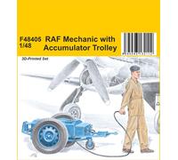 Special Hobby 129-F48405 - 1:48 Raf Mechanic Avec Accumulator Chariot - Neuf