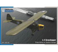 SPECIAL HOBBY 48218 MAQUETTE L-4 GRASSHOPPER "FROM AFRICA TO CENTRAL EUROPE" 1/4