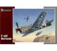 Special Hobby Maquette d'avion P-40F Warhawk "Short Tails over Africa" moteur Merlin SH72155 1:72