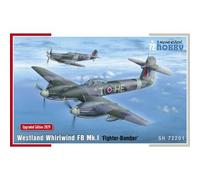 SPECIAL HOBBY 72201 MAQUETTE AVION WESTLAND WHIRLWIND FB MK.I FIGHTER-BOMBER RE-