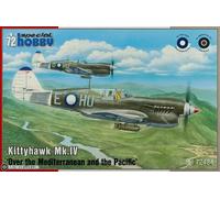 SPECIAL HOBBY SH72484 KITTYHAWK MK.IV OVER THE MEDITERRANEAN AND THE PACIFIC