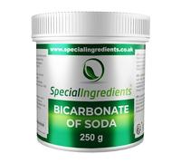 Special Ingredients Bicarbonate de sodium, agent levant, 250 g | Bicarbonate de soude E500, agent levant pour cuisiner et pâtisser, végan, sans gluten, casher et halal