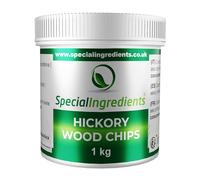 Special Ingredients Copeaux de Fumage Hickory, 1 kg | Copeaux pour Smoking Gun et Fumage, Arôme BBQ Intense, Idéals pour Travers de Porc, Porc, Bœuf et Brisket